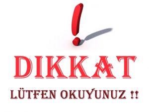 dikkat lütfen